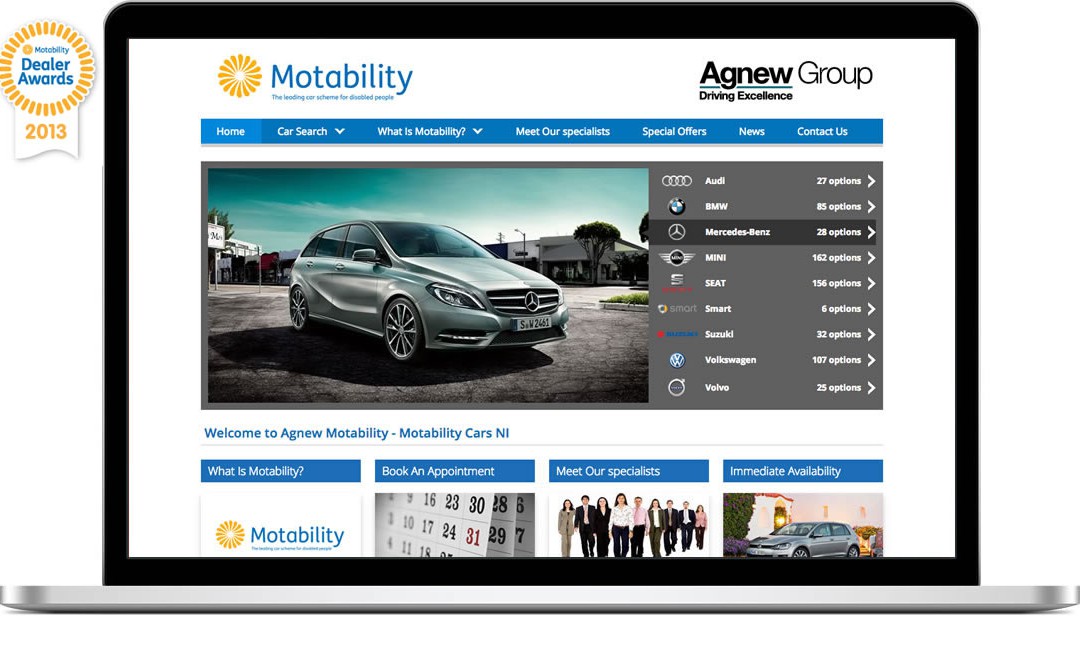 Best Website Award – Motability UK